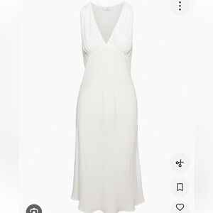 Aritzia Wilfred Orchestra Dress in White
